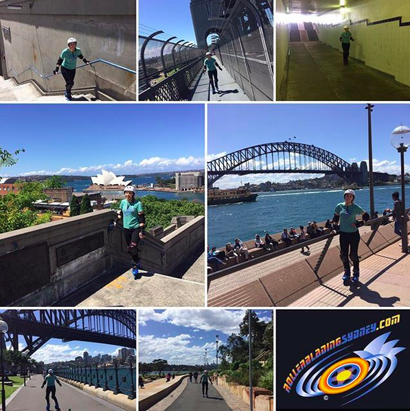 Rollerblading Sydney lesson and tour