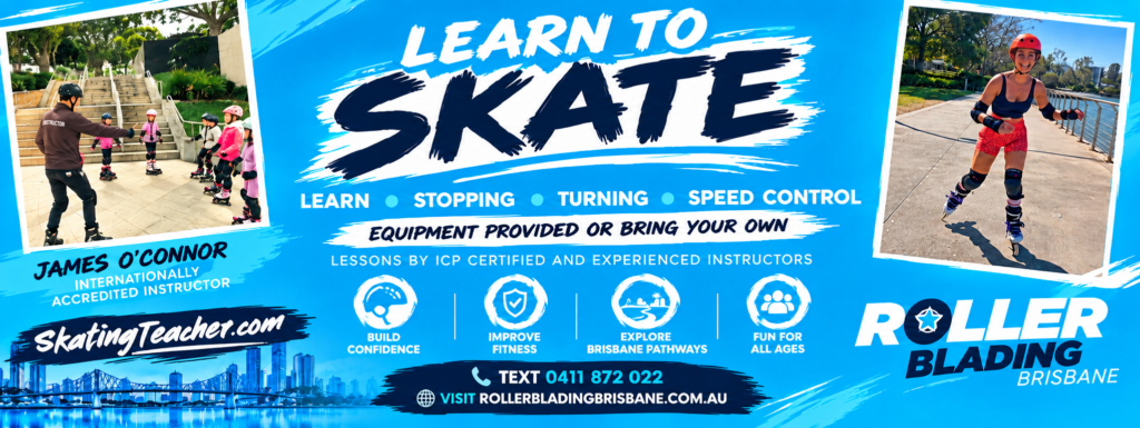 Rollerblading Brisbane ad banner