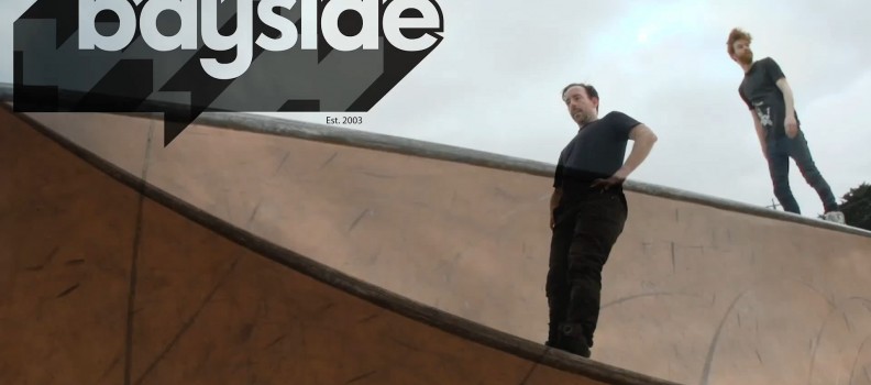 Brad Watson and Hayden Golder check out the new Lara Skatepark in Victoria